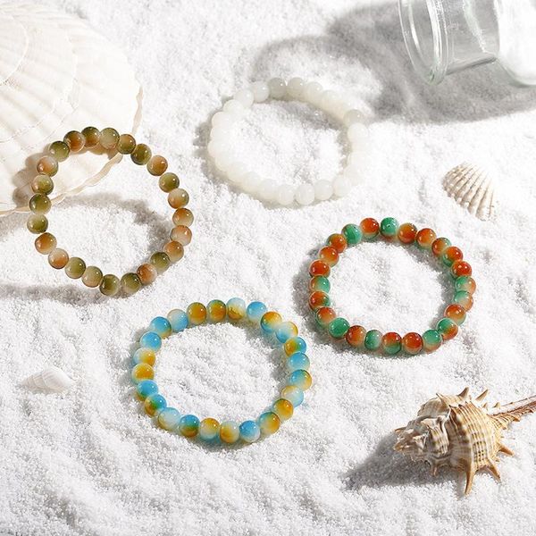 beaded, strands natural stone bracelet beach 8mm beads elastic charm chakra healing reiki yoga bracelets for women jewelry, Black
beaded, strands natural stone bracelet beach 8mm beads elastic charm chakra healing reiki yoga bracelets for women jewelry, Black