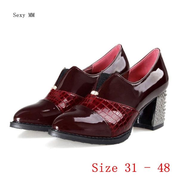 square high heels pumps women oxfords career shoes woman heel kitten small plus size 31 - 48 dress, Black
square high heels pumps women oxfords career shoes woman heel kitten small plus size 31 - 48 dress, Black