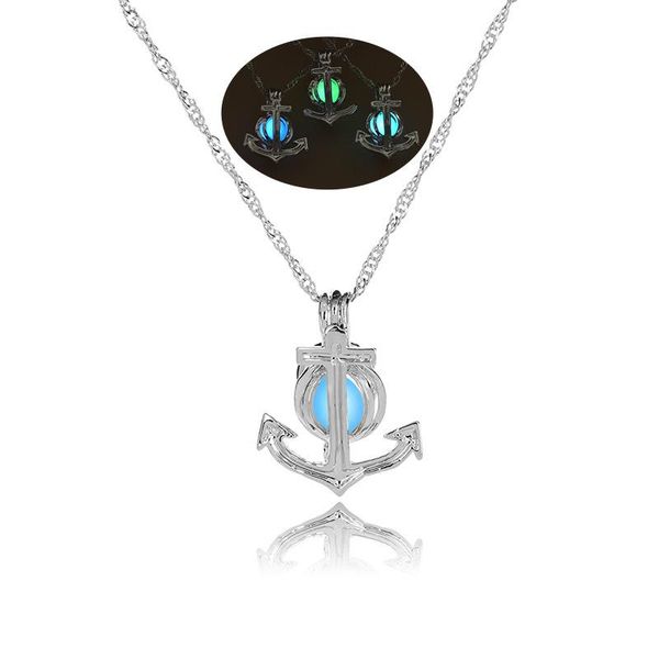 pendant necklaces hollow anchor glowing in the dark halloween necklace for women christmas eve party jewelry accessory drop, Silver
pendant necklaces hollow anchor glowing in the dark halloween necklace for women christmas eve party jewelry accessory drop, Silver