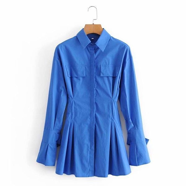 casual dresses elegant blue cotton shirt dress women spring 2021 high fashion solid color flared sleeve bodycon mini ol vestidos, Black;gray
casual dresses elegant blue cotton shirt dress women spring 2021 high fashion solid color flared sleeve bodycon mini ol vestidos, Black;gray
