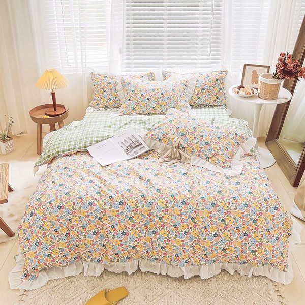 bedding sets luxury french vintage set lace floral printed bed linen cotton bedspread pillowcase us king size 4pcs
bedding sets luxury french vintage set lace floral printed bed linen cotton bedspread pillowcase us king size 4pcs