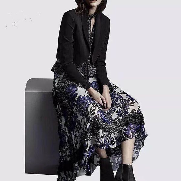women's two piece pants runway designer fashion 2021 spring party black long sleeve jacket suit print dress elegant chic sets, White
women's two piece pants runway designer fashion 2021 spring party black long sleeve jacket suit print dress elegant chic sets, White