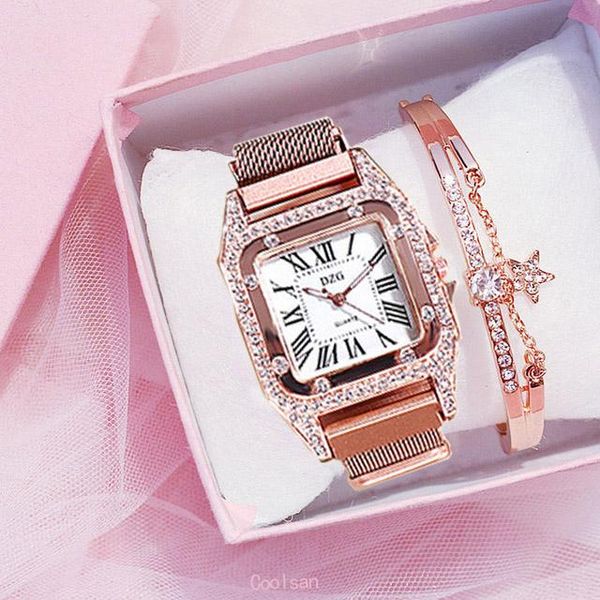 wristwatches luxury women watches diamond square stainless steel quartz women's watch female clock fashion ladies wrist, Slivery;brown
wristwatches luxury women watches diamond square stainless steel quartz women's watch female clock fashion ladies wrist, Slivery;brown