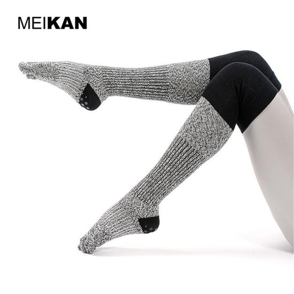 women thigh yoga socks anti slip five toe compression stocking ladies floor dance leg protection 35-38n sports, Black
women thigh yoga socks anti slip five toe compression stocking ladies floor dance leg protection 35-38n sports, Black