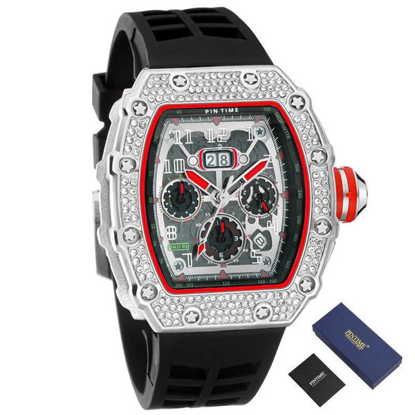 hip hop sport watch men chronograph military mens watches brand luxury gold diamond male clock saat erkek relogio masculino 210728, Slivery;brown
hip hop sport watch men chronograph military mens watches brand luxury gold diamond male clock saat erkek relogio masculino 210728, Slivery;brown