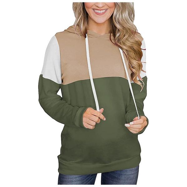 women's hoodies & sweatshirts sweatshirt and autumn casual color contrast long sleeve hoodie hooded drawstring pullover slim hoody, Black
women's hoodies & sweatshirts sweatshirt and autumn casual color contrast long sleeve hoodie hooded drawstring pullover slim hoody, Black