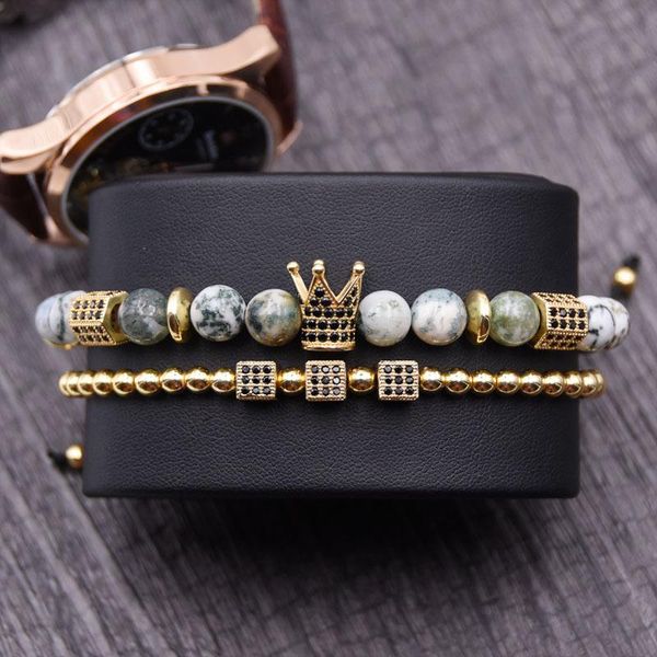 beaded, strands cz zirconia king crown gear spacer charms bracelets natural stone 8mm beads bracelet men jewelry christmas gifts, Black
beaded, strands cz zirconia king crown gear spacer charms bracelets natural stone 8mm beads bracelet men jewelry christmas gifts, Black