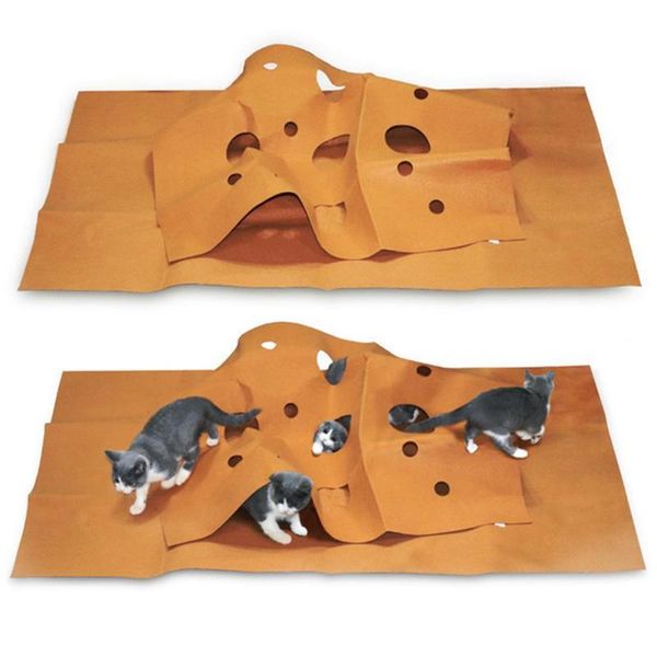 cat toys felt cloth hunting folding litter trapper mat kitten playing foldable tunnel with holes training pet catch chase toy
cat toys felt cloth hunting folding litter trapper mat kitten playing foldable tunnel with holes training pet catch chase toy