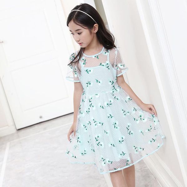 girl's dresses fashion kids summer dress 2021 girls short sleeve lace net yarn children princess floral vestidos age 4-14 years, Red;yellow
girl's dresses fashion kids summer dress 2021 girls short sleeve lace net yarn children princess floral vestidos age 4-14 years, Red;yellow