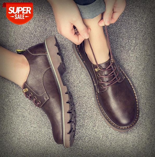 british martin big head shoes men's leather plus velvet to keep warm retro tooling men #4c83
british martin big head shoes men's leather plus velvet to keep warm retro tooling men #4c83