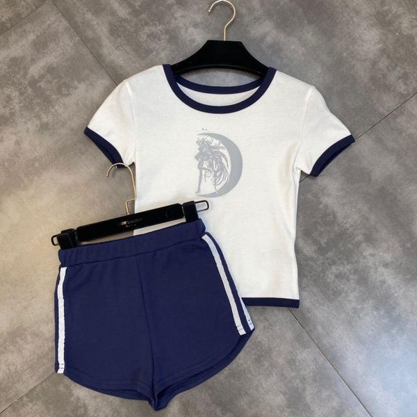 women's tracksuits fabpop 2021 summer short sleeve round collar t shirt elastic waist shorts two piece set outfits women matching sets, Gray
women's tracksuits fabpop 2021 summer short sleeve round collar t shirt elastic waist shorts two piece set outfits women matching sets, Gray