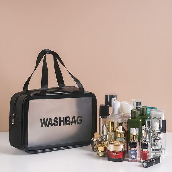 cosmetic korean inspvc transparent portable women's travel large capacity waterproof toiletries storage bag box
cosmetic korean inspvc transparent portable women's travel large capacity waterproof toiletries storage bag box