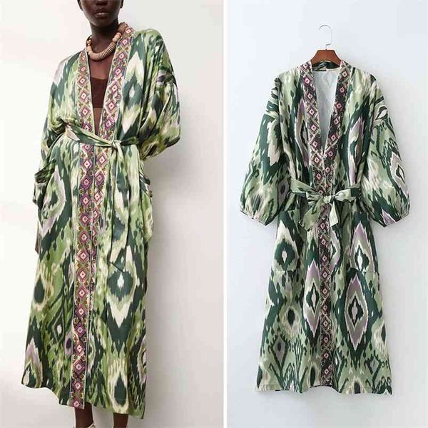 za summer women kimono dress with blet fashion floral printed office lady long party vestido elegant girls causal outfits 210623, Black;gray
za summer women kimono dress with blet fashion floral printed office lady long party vestido elegant girls causal outfits 210623, Black;gray