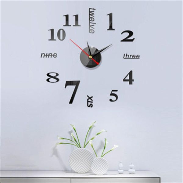 wall clocks large digital display home use art modern european style clock 3d stickers simple acrylic mirror diy accessories watch
wall clocks large digital display home use art modern european style clock 3d stickers simple acrylic mirror diy accessories watch