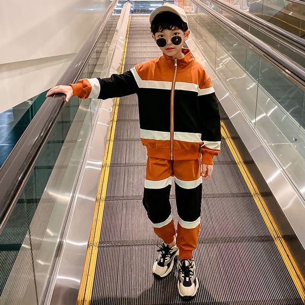 INS hot boys suit 4-13 years old cotton Multicolor stitching sports suit 2-piece suit kids clothing boys clothes kids clothes, Yellow
INS hot boys suit 4-13 years old cotton Multicolor stitching sports suit 2-piece suit kids clothing boys clothes kids clothes, Yellow