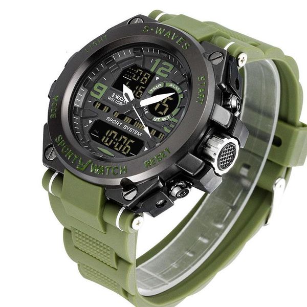wristwatches men's watch casual fashion sports lcd dual display simple waterproof student electronic quartz reloj hombre, Slivery;brown
wristwatches men's watch casual fashion sports lcd dual display simple waterproof student electronic quartz reloj hombre, Slivery;brown