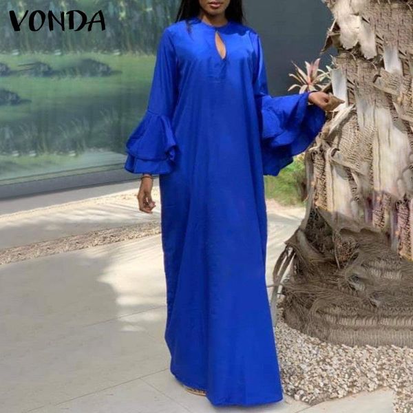 casual dresses women elegant dress flare sleeve solid color long maxi o neck pleated vestido, Black;gray
casual dresses women elegant dress flare sleeve solid color long maxi o neck pleated vestido, Black;gray