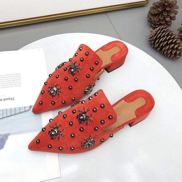 women slippers casual pointed toe ladies flat heel slides sandals mules shoes for woman fashion flats, Black
women slippers casual pointed toe ladies flat heel slides sandals mules shoes for woman fashion flats, Black