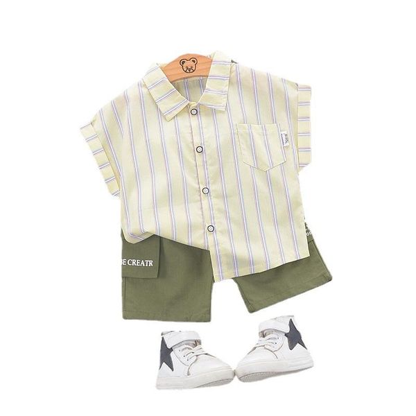 striped summer kids clothes baby boys girls shirt shorts 2pcs/sets children letter clothing toddler turtleneck cotton tracksuits sets, White
striped summer kids clothes baby boys girls shirt shorts 2pcs/sets children letter clothing toddler turtleneck cotton tracksuits sets, White