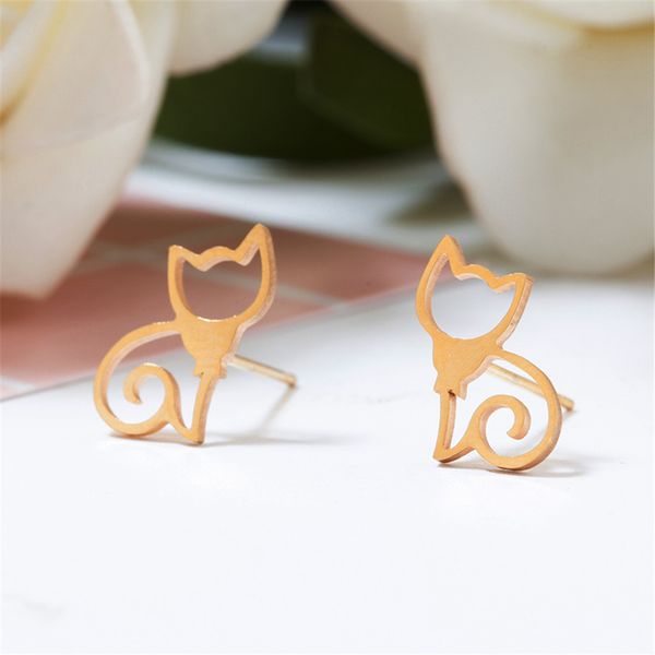 budrovky ornament simple fashion cute kitten ear stud female earrings popular ear stud wholesaledio chan contact, Silver
budrovky ornament simple fashion cute kitten ear stud female earrings popular ear stud wholesaledio chan contact, Silver