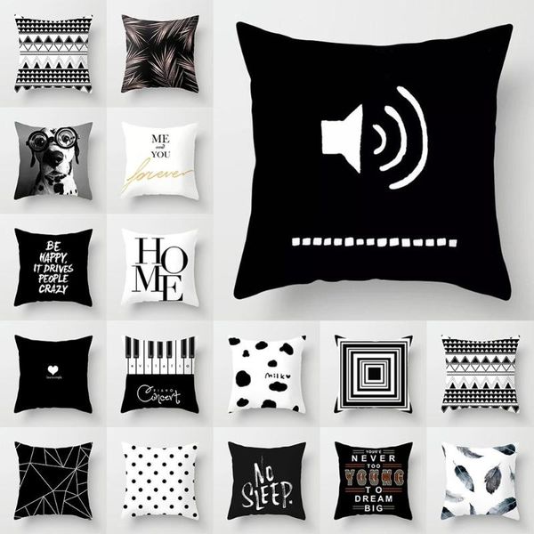 pillow case black and white combination minimalism fashion peach skin cashmere sofa cushion cover square pillowcase quality home decor
pillow case black and white combination minimalism fashion peach skin cashmere sofa cushion cover square pillowcase quality home decor