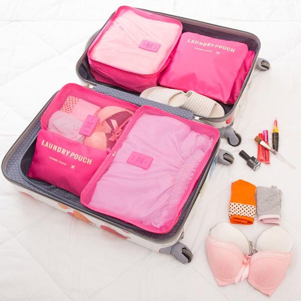 6pcs/set waterproof cosmetic bag nylon zipper clothes tidy pouch luggage organizer toiletry travel wash bags & cases
6pcs/set waterproof cosmetic bag nylon zipper clothes tidy pouch luggage organizer toiletry travel wash bags & cases