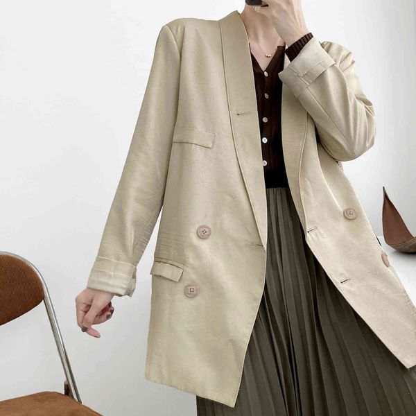 women's suits & blazers 2021 autumn korean women and solid business goatee jacket office lady, White;black
women's suits & blazers 2021 autumn korean women and solid business goatee jacket office lady, White;black