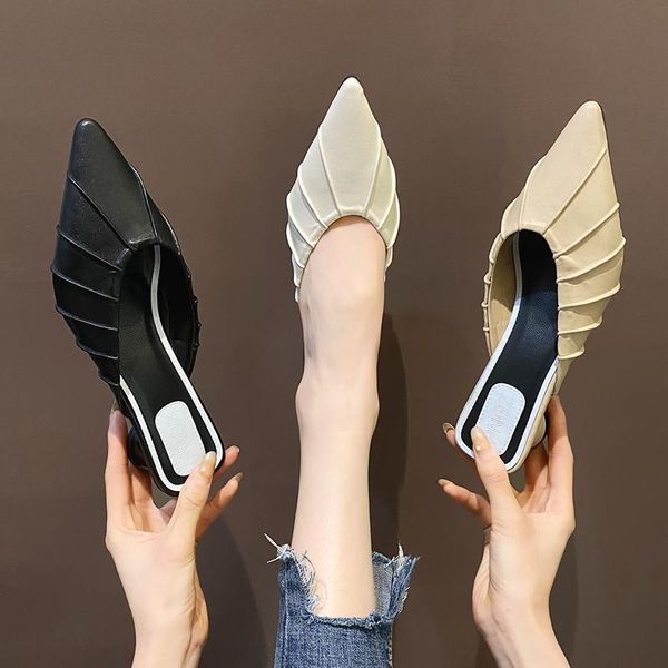 slippers yuke women's shoes modern latex solid mature shallow outside spring ladies comforrtable handmade midddle heels hypr, Black
slippers yuke women's shoes modern latex solid mature shallow outside spring ladies comforrtable handmade midddle heels hypr, Black