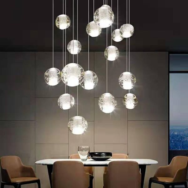 pendant lamps crystal galss ball light lamp led adjustable height hanging el lobby staircase living room decor fixtures
pendant lamps crystal galss ball light lamp led adjustable height hanging el lobby staircase living room decor fixtures