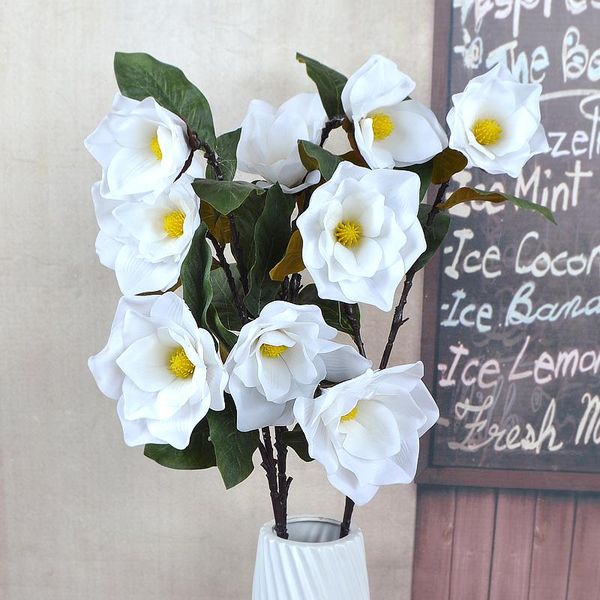artificial magnolia silk flower plants branch fleur home wedding decoration diy accessories decorative flowers & wreaths
artificial magnolia silk flower plants branch fleur home wedding decoration diy accessories decorative flowers & wreaths