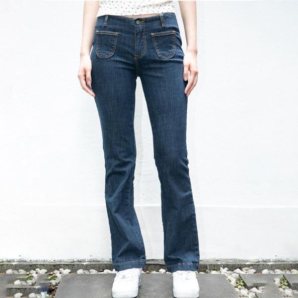women's pants & capris vintage blue striped low rise jeans women autumn casual pockets trim slim denim retro cotton flare 2021, Black;white
women's pants & capris vintage blue striped low rise jeans women autumn casual pockets trim slim denim retro cotton flare 2021, Black;white