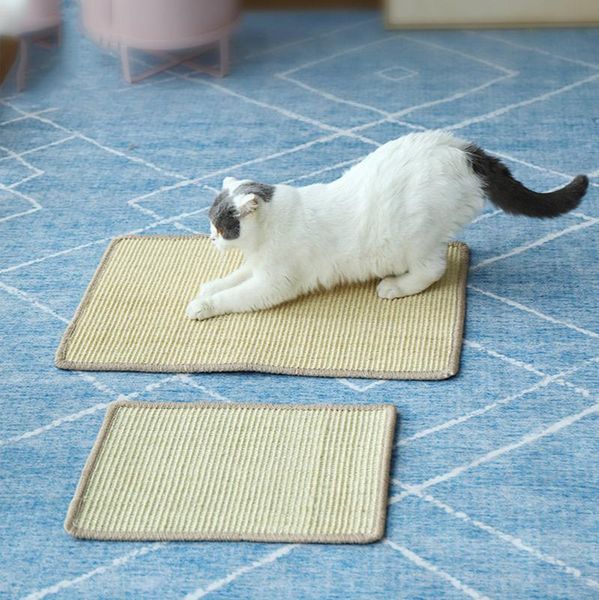 natural sisal cat scratching mat board scratcher kitten climbing tree pet mats toy random color pad for cats dog beds & furniture
natural sisal cat scratching mat board scratcher kitten climbing tree pet mats toy random color pad for cats dog beds & furniture