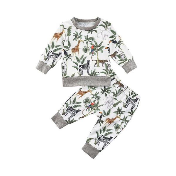 clothing sets 0-24m born baby boy girl long sleeve cartoon animal print pullover pant trouser 2pcs autumn clothes set, White
clothing sets 0-24m born baby boy girl long sleeve cartoon animal print pullover pant trouser 2pcs autumn clothes set, White
