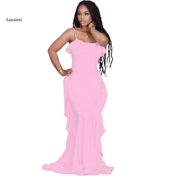 casual dresses women long dress solid spaghetti strap ruffle sheath elastic trumpet office lady high street elegant outfit, Black;gray
casual dresses women long dress solid spaghetti strap ruffle sheath elastic trumpet office lady high street elegant outfit, Black;gray