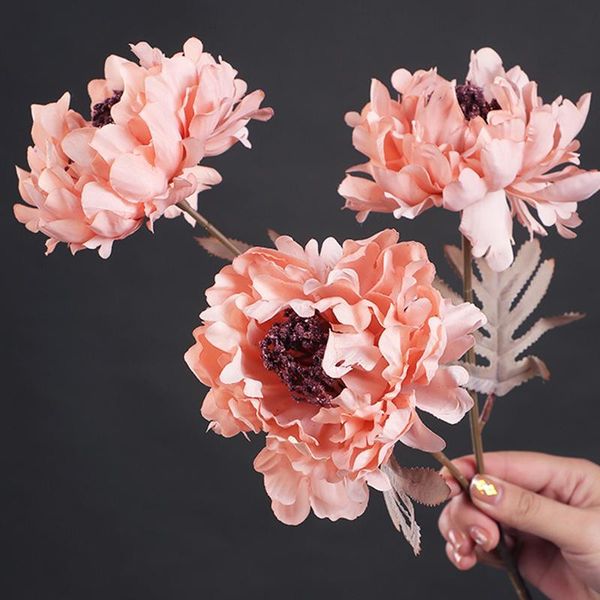 decorative flowers & wreaths three heads peony artificial fake flower fog blue arrangement simulation wedding diy deco
decorative flowers & wreaths three heads peony artificial fake flower fog blue arrangement simulation wedding diy deco
