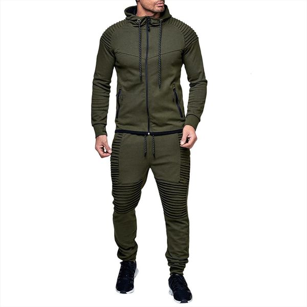 casual loose sweatshirt pants men tracksuits sets solid color pocket sportswear hooded long sleeve zipper hoodies, Gray
casual loose sweatshirt pants men tracksuits sets solid color pocket sportswear hooded long sleeve zipper hoodies, Gray