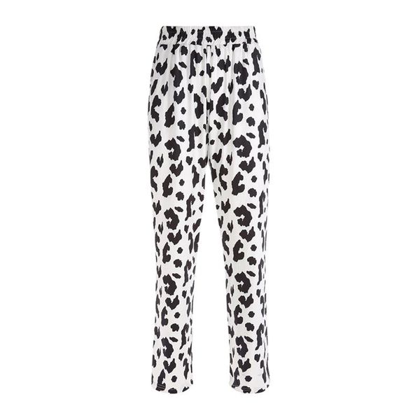 women's pants & capris 2021 slimming wear casual high waist trousers cow skin white pattern loose side pockets bottoms, Black;white
women's pants & capris 2021 slimming wear casual high waist trousers cow skin white pattern loose side pockets bottoms, Black;white