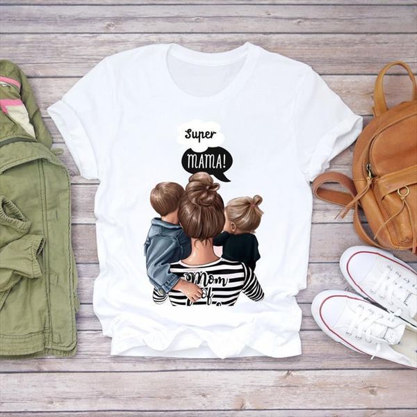 men cartoon super mom t shirts life momlife striped mother lady ladies mens female tee, White;black
men cartoon super mom t shirts life momlife striped mother lady ladies mens female tee, White;black