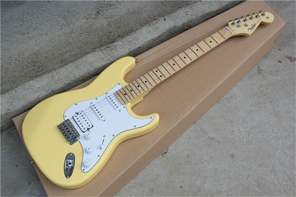 st electric guitar cream yellow color maple fingerboard chrome hardware guitarar guitars
st electric guitar cream yellow color maple fingerboard chrome hardware guitarar guitars