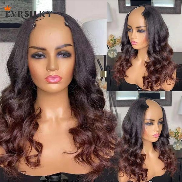 human hair wig loose wave full machine half wigs ombre rich copper red braizilian virgin glueless 250density for women, Black
human hair wig loose wave full machine half wigs ombre rich copper red braizilian virgin glueless 250density for women, Black