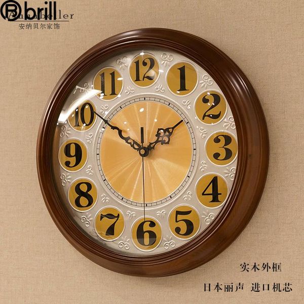 wall clocks nordic vintage clock solid wood creative chinese watches silent home decor living room orologio da parete
wall clocks nordic vintage clock solid wood creative chinese watches silent home decor living room orologio da parete