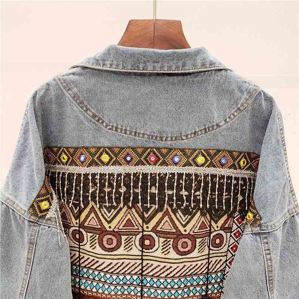 women's jackets jean jacket, long sleeve jacket with fringes and flowers, bohemian style, vintage uh25, Black;brown
women's jackets jean jacket, long sleeve jacket with fringes and flowers, bohemian style, vintage uh25, Black;brown