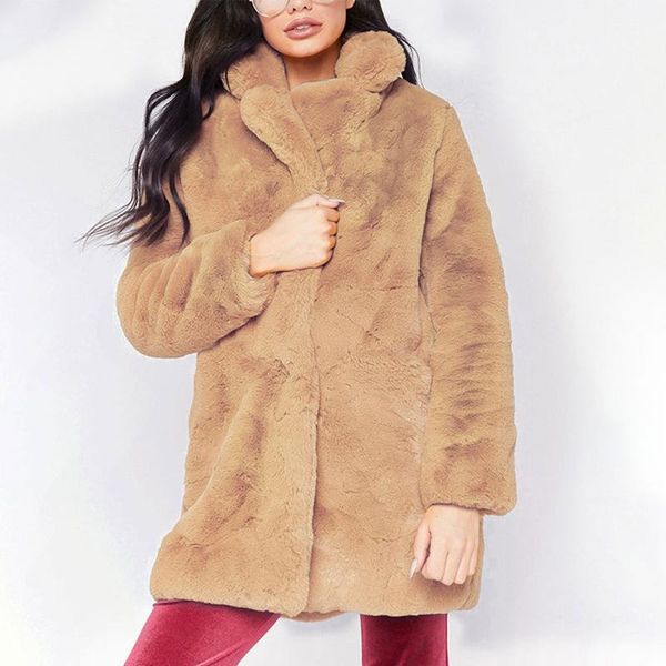 women's wool & blends louaee 2021 the style fashion and elegante imitation fur film autumn or winter warm plush coat female plus size v, Black
women's wool & blends louaee 2021 the style fashion and elegante imitation fur film autumn or winter warm plush coat female plus size v, Black