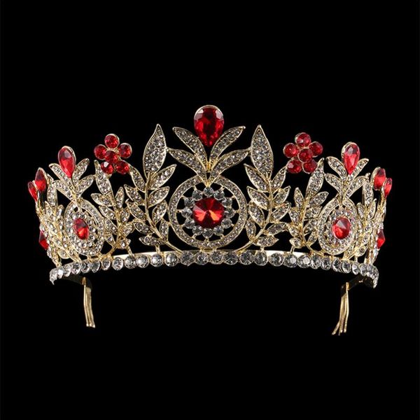 hair clips & barrettes red rhinestone bridal headdress european and american crown wedding accessories headband leaf sh, Golden;silver
hair clips & barrettes red rhinestone bridal headdress european and american crown wedding accessories headband leaf sh, Golden;silver