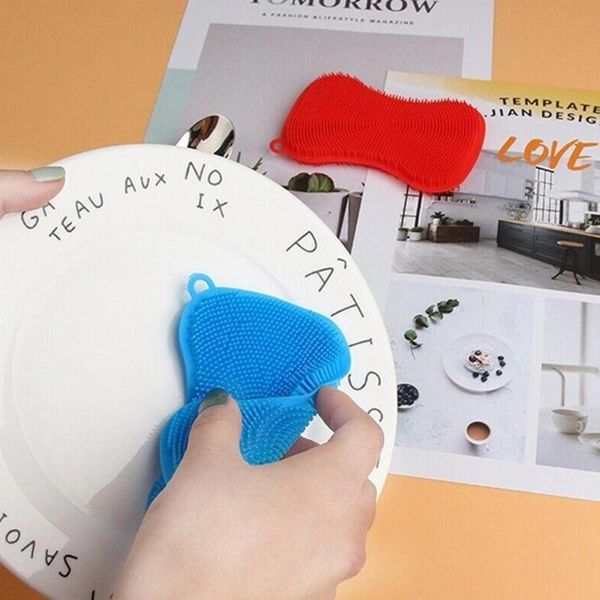cleaning cloths 1pcs kitchen brush silicone dishwashing pot pan sponge scrubber fruit vegetable dish washing brushes
cleaning cloths 1pcs kitchen brush silicone dishwashing pot pan sponge scrubber fruit vegetable dish washing brushes
