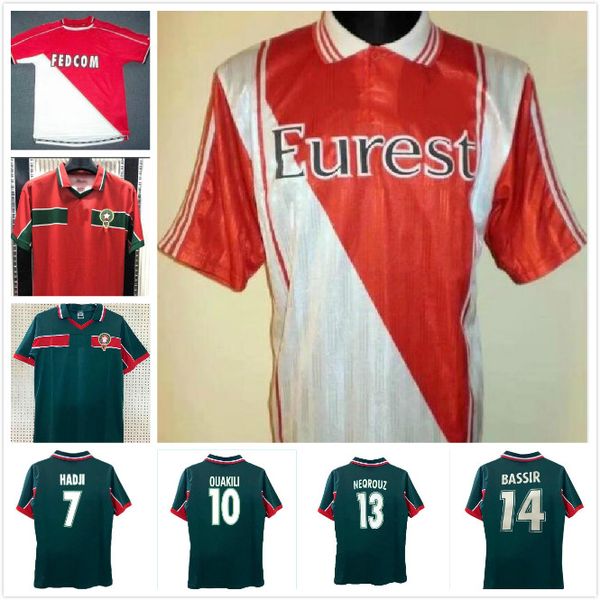 1996 1997 1998 1999 2000 retro morocco classic soccer jersey ouakili neqrouz bassir abrami ancient maillot el hadrioui hadji football shirt, Black
1996 1997 1998 1999 2000 retro morocco classic soccer jersey ouakili neqrouz bassir abrami ancient maillot el hadrioui hadji football shirt, Black