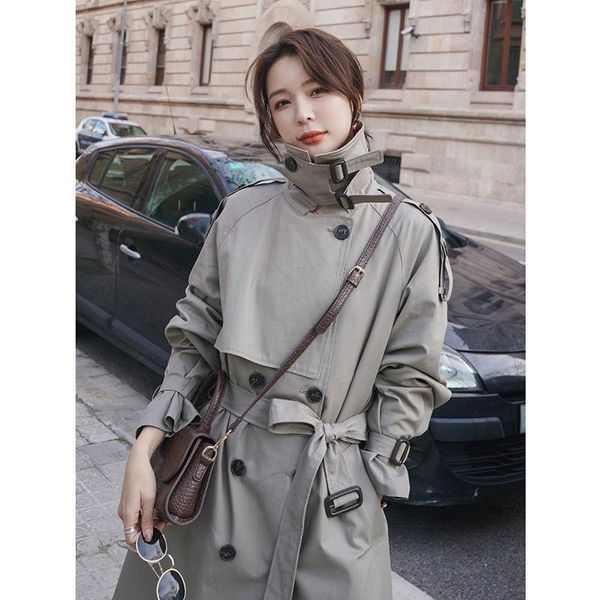 spring autumn trench coat women double breasted casual solid korean style female outerwear office lady loose windbreaker d150 women's c, Tan;black
spring autumn trench coat women double breasted casual solid korean style female outerwear office lady loose windbreaker d150 women's c, Tan;black