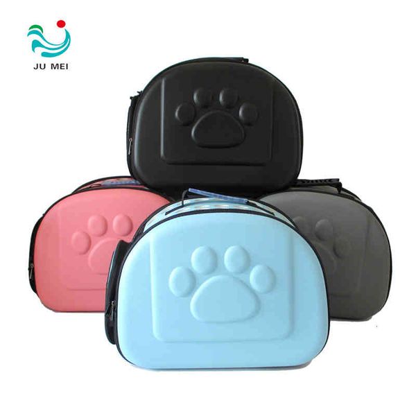 pet bag eva folding portable cat out one shoulder backpack footprints dog products, Black;red
pet bag eva folding portable cat out one shoulder backpack footprints dog products, Black;red