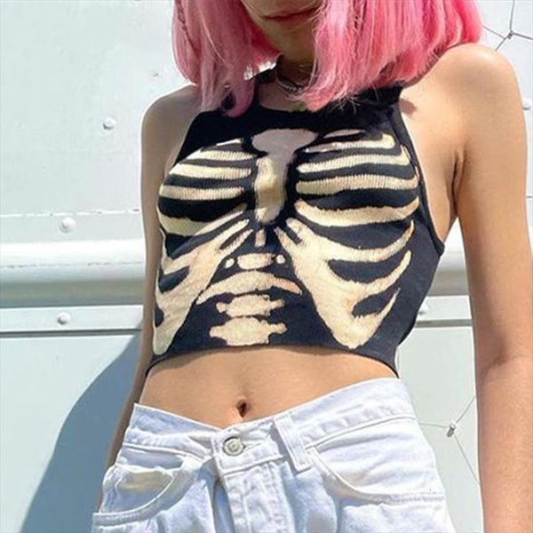 90s harajuku rock clothes women tank goth dark emo grunge aesthetic gothic tanks punk black skinny summer fashion streetwear, White
90s harajuku rock clothes women tank goth dark emo grunge aesthetic gothic tanks punk black skinny summer fashion streetwear, White