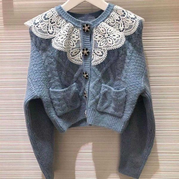 women's sweaters sweaters lace sweater single breasted o-neck crystal buttons knitwear cardigan with po jaw1, White;black
women's sweaters sweaters lace sweater single breasted o-neck crystal buttons knitwear cardigan with po jaw1, White;black
